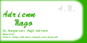 adrienn mago business card
